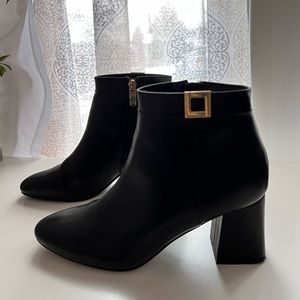 Black womens booties